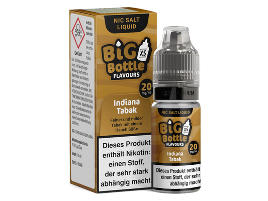 Big Bottle - Indiana Tabak - Nikotinsalz Liquid