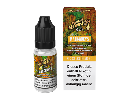 Twelve Monkeys - Mangabeys - Nikotinsalz Liquid 20 mg/ml