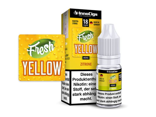 Fresh Yellow Zitrone - InnoCigs Liquid für E-Zigaretten