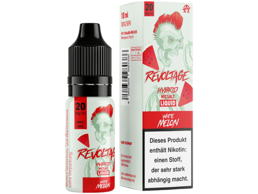Revoltage - Tobacco Gold - Hybrid Nikotinsalz Liquid - White Melon - 10mg/ml - 20mg/ml