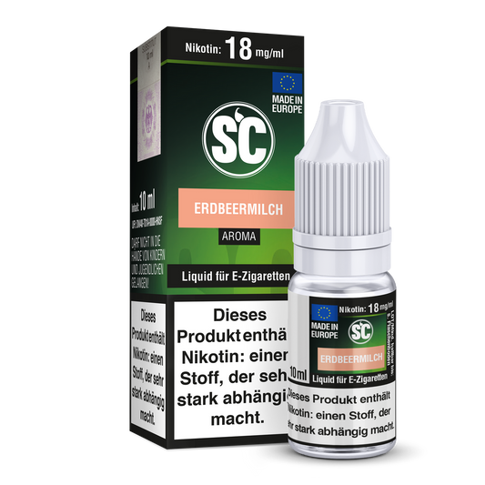 Erdbeermilch E-Zigaretten Liquid - SC