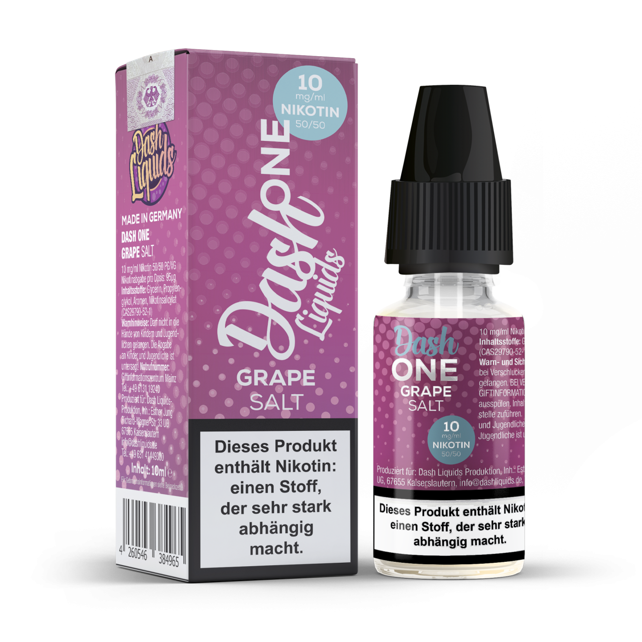 Grape - Dash One Nikotinsalz 10mg