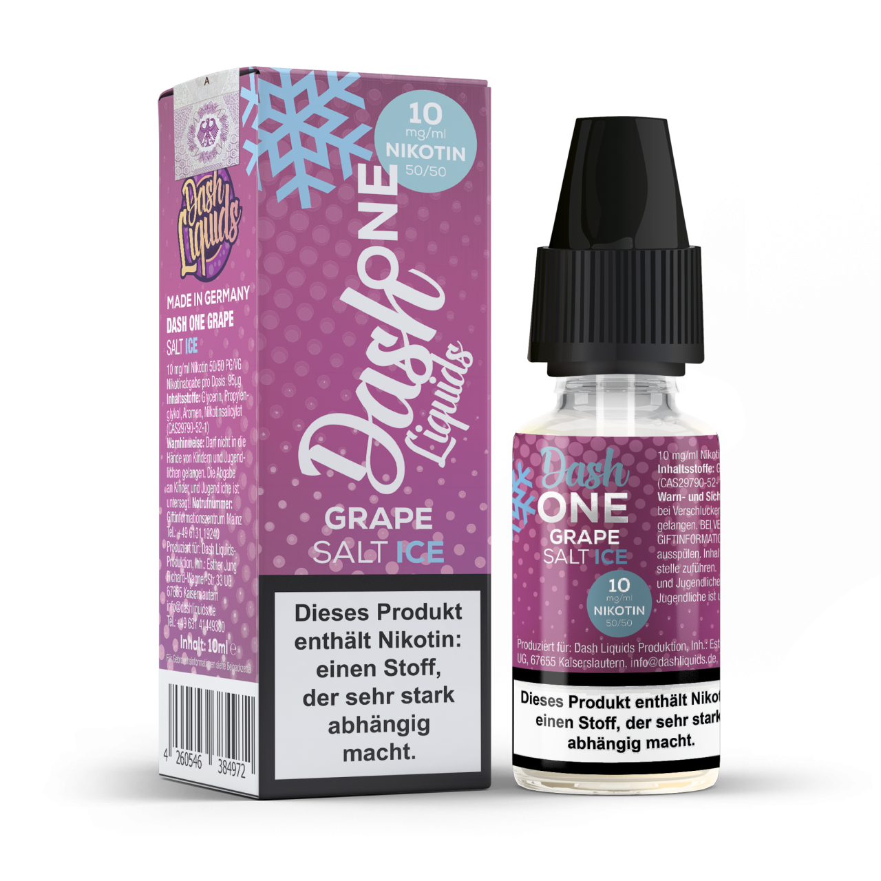 Grape Ice - Dash One Nikotinsalz 10mg