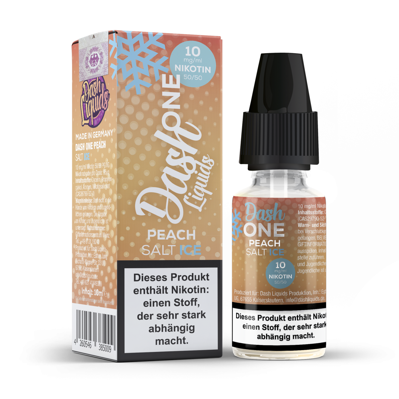 Peach Ice - Dash One Nikotinsalz 10mg