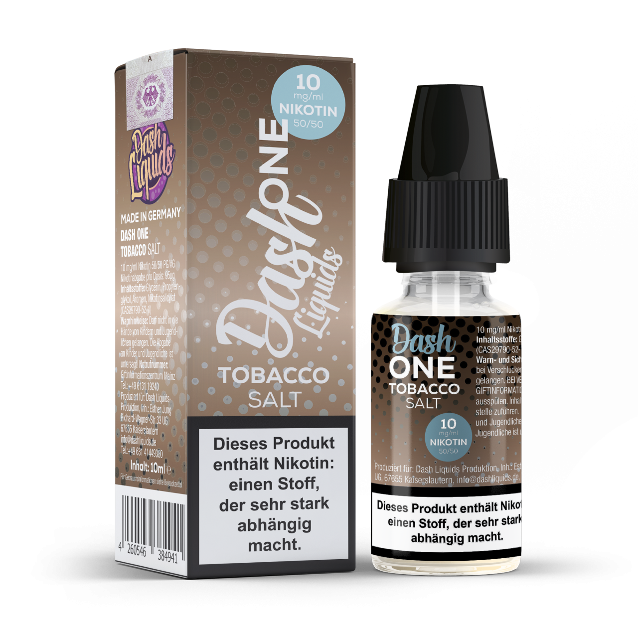 Tobacco - Dash One Nikotinsaltz 10mg