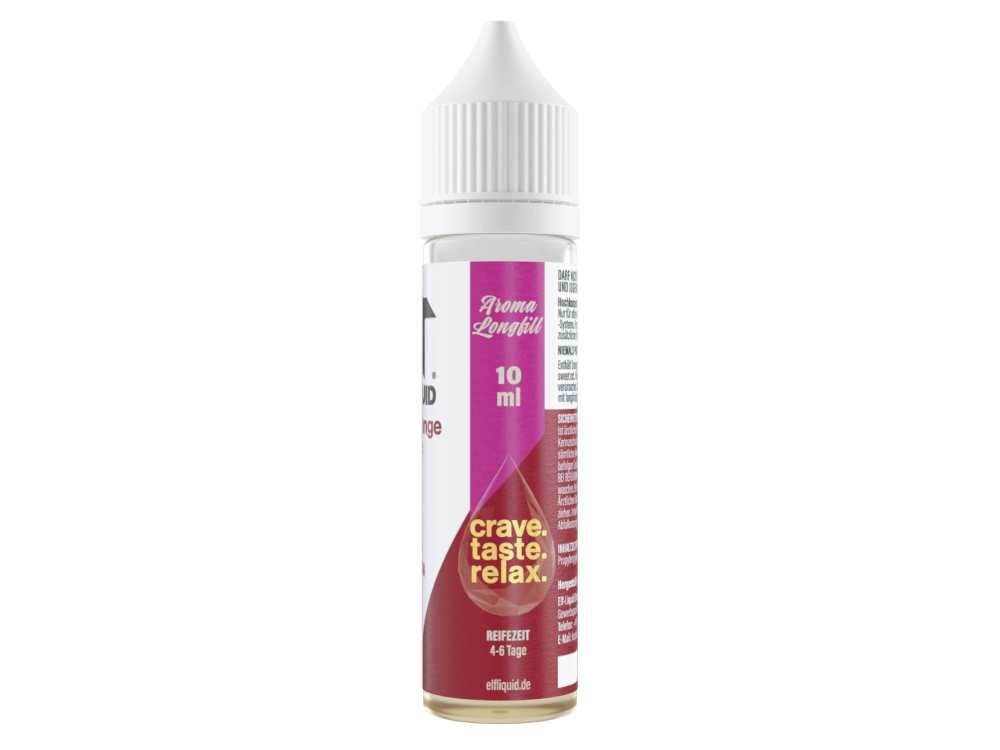 Flasche von Elf-Liquid Dual Blutorange-Kaktus Aroma 10 ml auf einem hellen Hintergrund, perfekte Kombination aus Blutorange und Kaktus für Dampfen