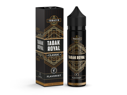 Flavorist - Tabak Royal Longfills 10 ml - Classic, ein hochwertiges Liquid Aroma für E-Zigaretten mit einzigartigem Tabakgeschmack.