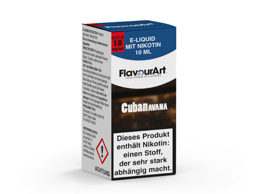 FlavourArt - E-Zigaretten Liquid - Cuban Avana