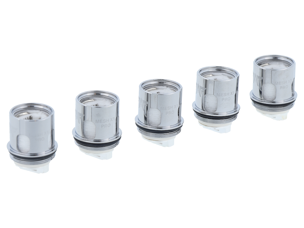 GeekVape Mesh-X1 0,2 Ohm Verdampferköpfe im Detail, 5 Stück für 60-70 Watt, ideal für DL-Inhalation.