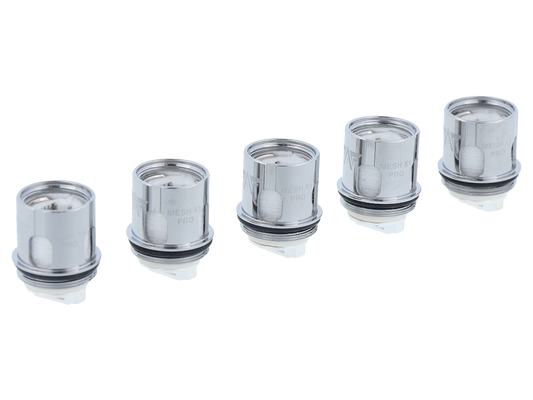 GeekVape Mesh-X1 0,2 Ohm Verdampferköpfe im Detail, 5 Stück für 60-70 Watt, ideal für DL-Inhalation.