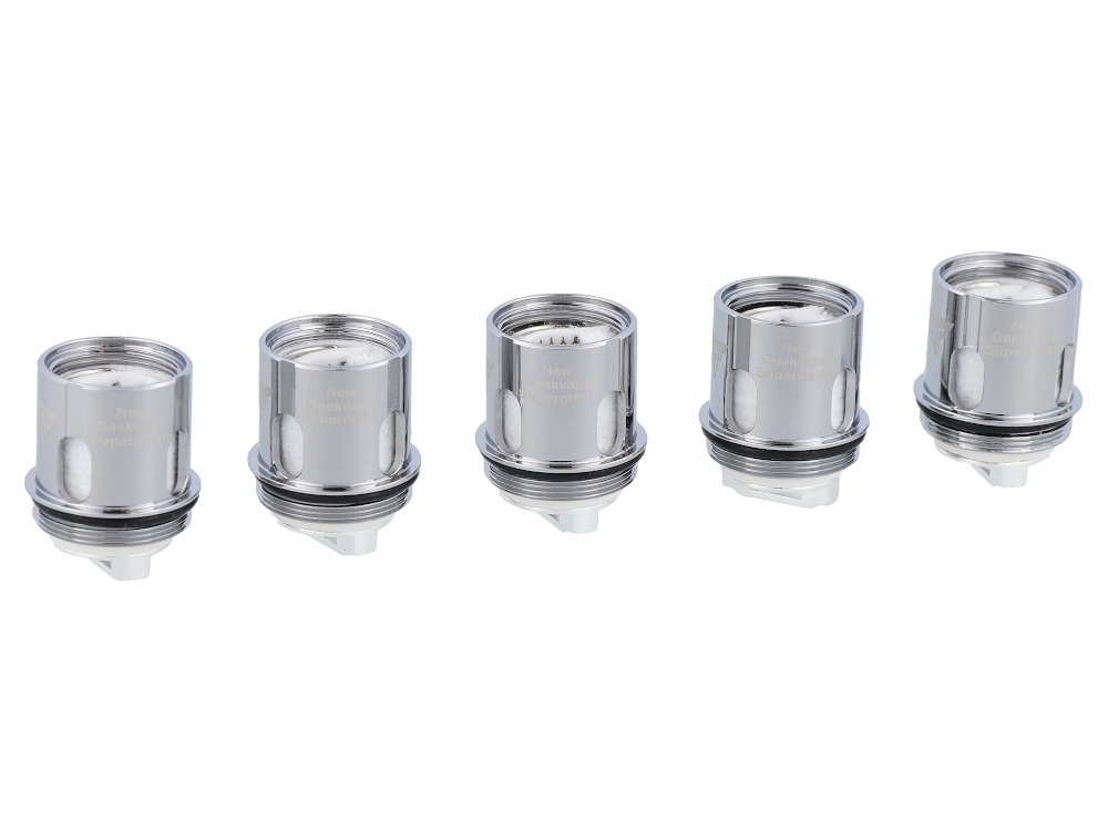 GeekVape Supermesh X2 0,4 Ohm Heads - 5 Stück pro Packung, ideal für E-Zigaretten
