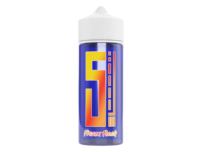 5EL - Blue Overdosed Longfills 10 ml - Frozen Peach, aromatisiertes E-Liquid Aroma mit Pfirsichgeschmack und kühlem Frischeeffekt.