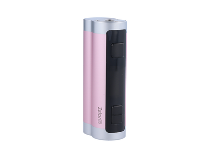 Nahaufnahme des Zelos X 80 Watt Akkuträgers von Aspire mit großem Farbdisplay, erhältlich bei RavenSmoke DE.