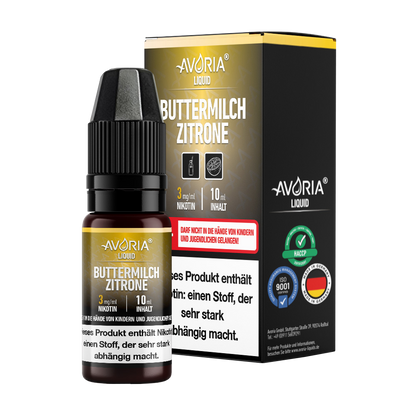 Avoria - E-Zigaretten Liquid - Buttermilch-Zitrone