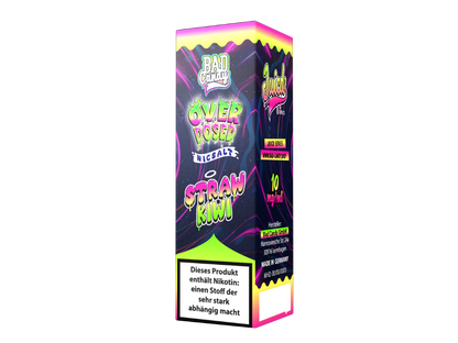 Bad Candy Liquids Juicd Nikotinsalz Liquid - Erdbeere Kiwi in 10 ml Flasche, ideal für E-Zigaretten, erhältlich in 10 mg/ml und 20 mg/ml.