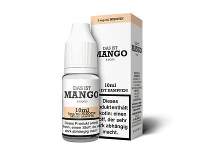 Das ist Dampfen - Mango E-Zigaretten Liquid