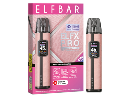 Elfbar - Elfx Pro E-Zigaretten Set mit 1200 mAh Akku - Fokus auf die einstellbare Airflow-Control für individuelle Anpassungen.