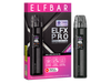 Elfbar - Elfx Pro E-Zigarette beim Top-Filling Prozess, der eine einfache Liquidbefüllung ermöglicht.