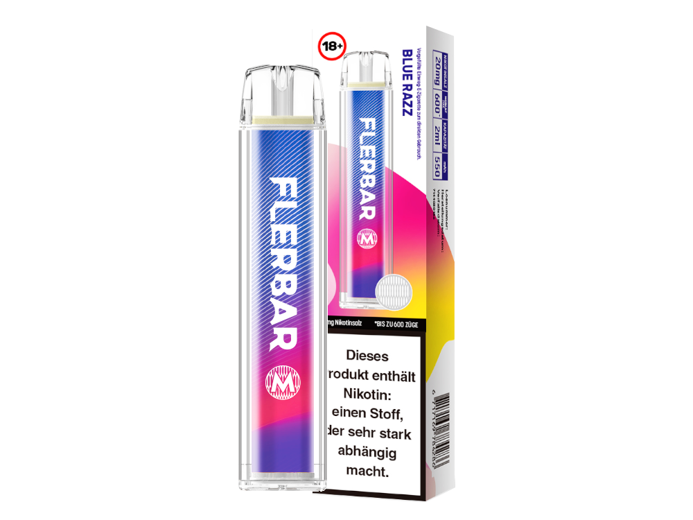 Flerbar - M Einweg E-Zigarette, die durch ihr handliches Design begeistert.