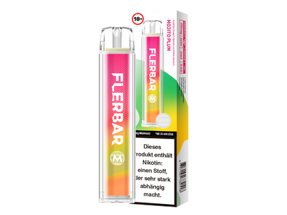 Flerbar - M Einweg E-Zigarette, die eine breite Palette an Geschmacksrichtungen abdeckt.