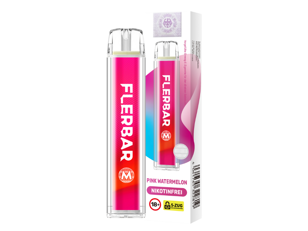 Innenansicht des Flerbar M Pods mit 2 ml Liquid, zeigt die einfache Handhabung der Einweg E-Zigarette.