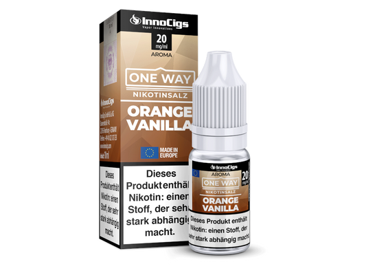 InnoCigs - One Way - Orange Vanilla - Nikotinsalz Liquid