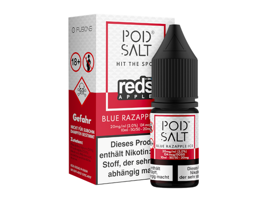 Pod Salt Fusion - Blue Razapple Ice - Nikotinsalz Liquid