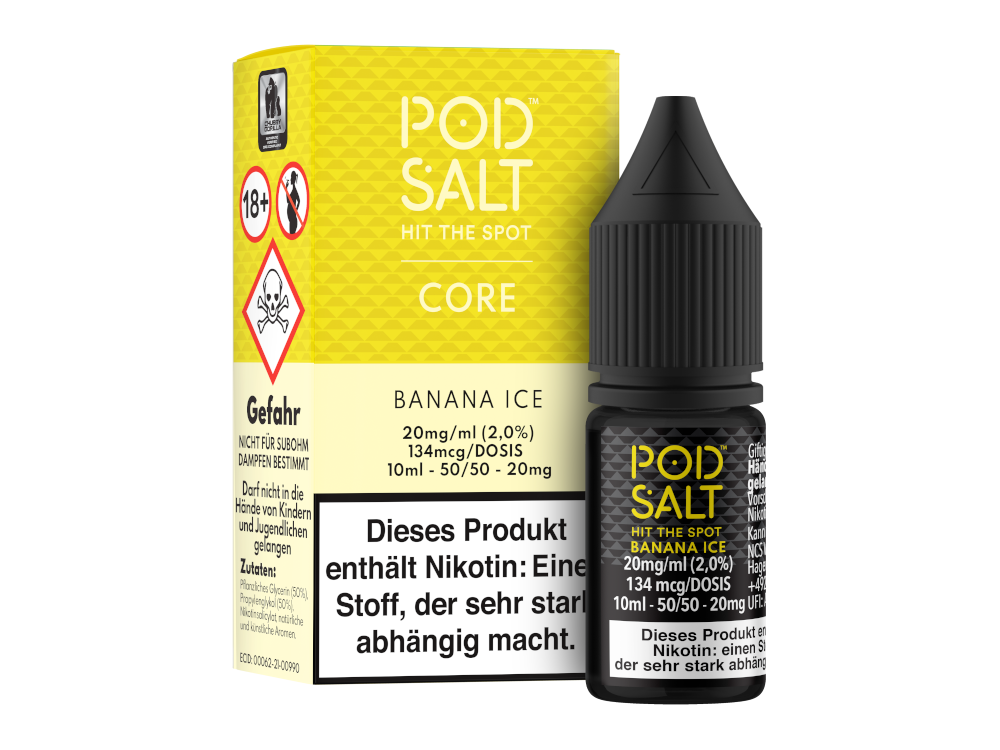 Pod Salt Core - Banana Ice - Nikotinsalz Liquid