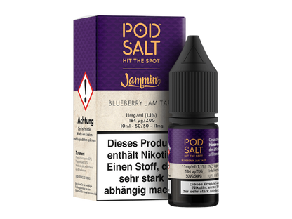 Pod Salt Fusion - Blueberry Jam Tart - Nikotinsalz Liquid