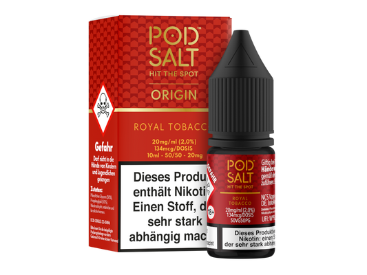 Pod Salt Origin - Royal Tobacco - Nikotinsalz Liquid