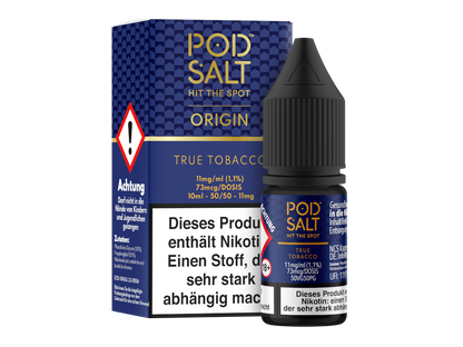 Pod Salt Origin - True Tobacco - Nikotinsalz Liquid
