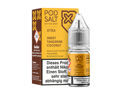 Pod Salt X - Nikotinsalz Liquid  - Sweet Tangerine Coconut