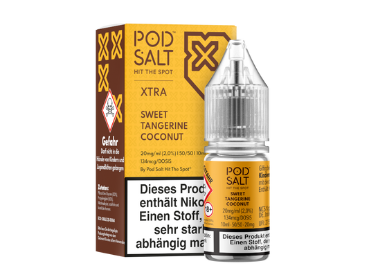 Pod Salt X - Nikotinsalz Liquid  - Sweet Tangerine Coconut