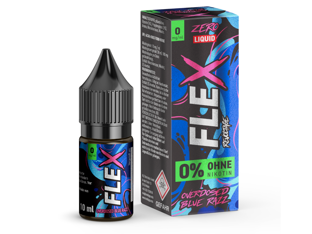 Revoltage - FLEX Nikotinsalz Liquid - Blue Razz