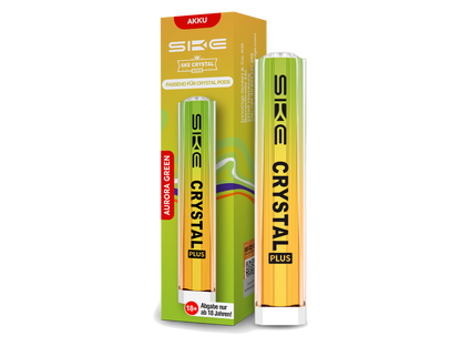 SKE Crystal Plus Akku 400 mAh von RavenSmoke DE, Lebensstilaufnahme, die die Benutzerfreundlichkeit des Produkts demonstriert.