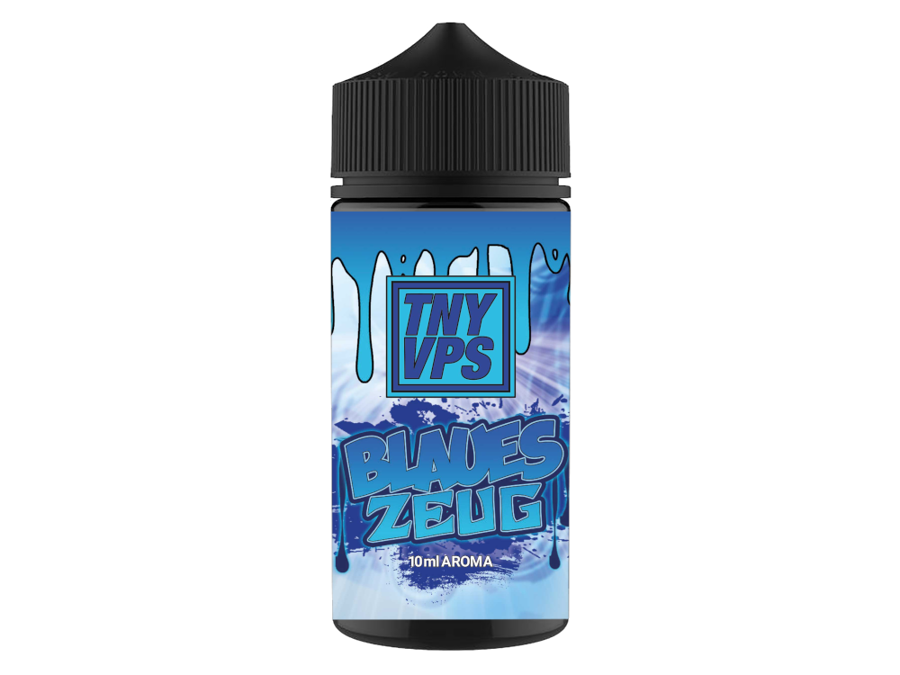 TNYVPS Longfills 10ml Blaues Zeug - Intensives Aroma mit Blaubeere und Frische, präsentiert in einer eleganten Flasche, ideal für E-Zigaretten Benutzer.