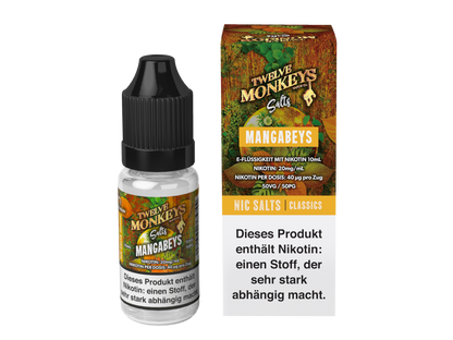 Twelve Monkeys - Mangabeys - Nikotinsalz Liquid 20 mg/ml