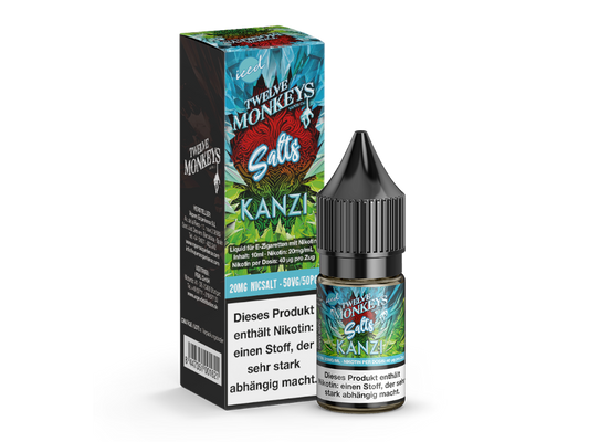 Twelve Monkeys - Iced - Nikotinsalz Liquid - Kanzi