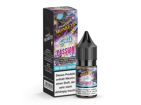 Twelve Monkeys - Iced - Nikotinsalz Liquid - Passion