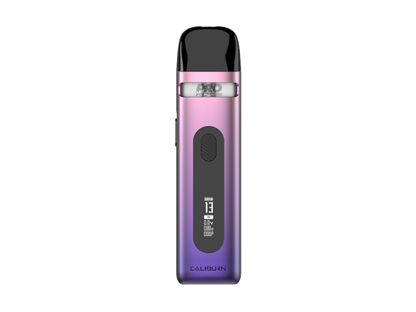 Uwell Caliburn X Pod Set - 850 mAh, 3ml, Adjustable Wattage, G2 Mesh Coil, Top-Filling. Abbildung des Uwell Caliburn X Pod mit G2 Mesh Coil zur Veranschaulichung der verschiedenen Verdampferoptionen.