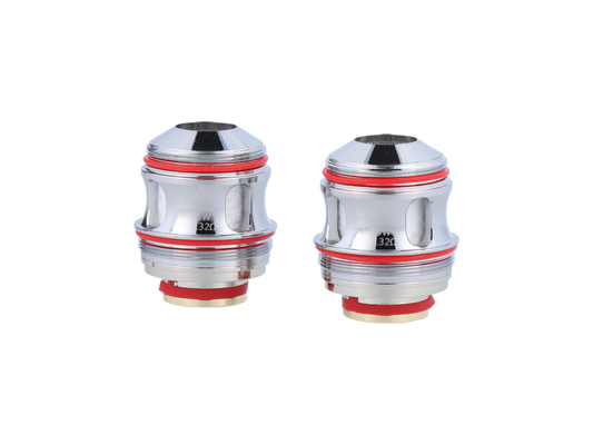 Uwell Valyrian 3 Head - 0,14 Ohm und 0,32 Ohm Verdampferköpfe für E-Zigaretten, geeignet für Subohm-Dampfen mit direktem Lungenzug, 2 Stück pro Packung.