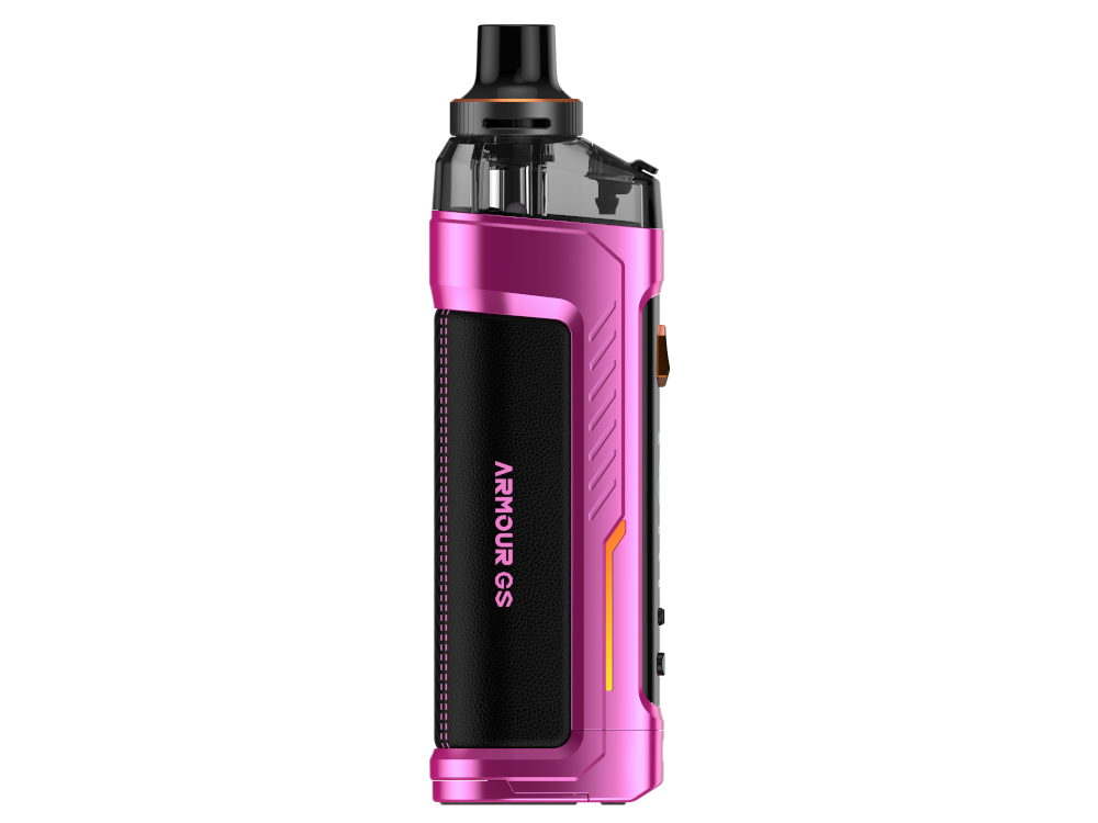 Close-up des Vaporesso G Pod DTL, Teil des ARMOUR GS E-Zigaretten Sets, verdeutlicht das Top-Filling-System.