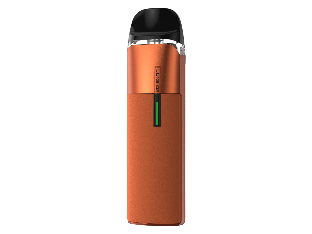Nahaufnahme des Vaporesso LUXE Q2 E-Zigaretten Akkus, der mit 1000mAh ausgestattet ist, ideal für lange Nutzung.