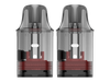 Packung mit zwei Vaporesso Vibe Dual Mesh Pods, die für E-Zigaretten geeignet sind und verschiedene Widerstände bieten.