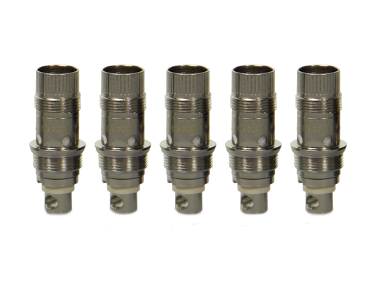 Aspire Nautilus BVC Verdampferköpfe 1,6 Ohm - Packung mit fünf hochwertigen Verdampferköpfen für MTL Dampfen, ideal für E-Zigaretten.
