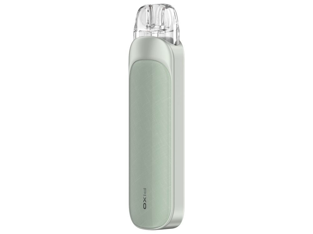 Aspire Pixo E-Zigarette Set mit 1100 mAh Akku in stilvollem Design auf weißem Hintergrund.