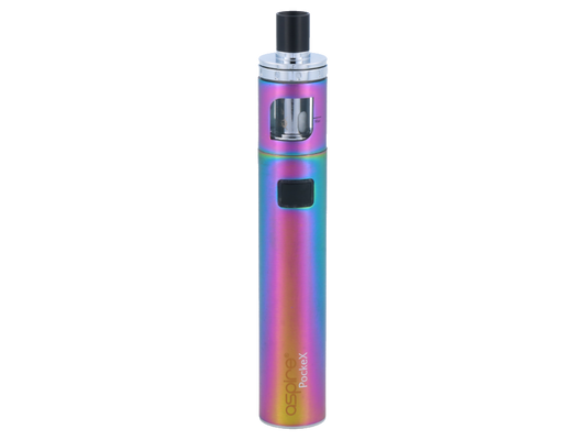 Aspire PockeX E-Zigarette mit 1500mAh Akku, 2ml Tank und Top-Filling-System - USB-C Version, elegant und kompakt für unterwegs.
