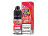 Detailaufnahme der Bad Candy Liquids Cherry Cloud Nikotinsalz Flasche, die die fruchtige Note von Kirschen und Zitrusfrüchten verkörpert.