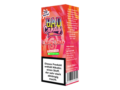 Bad Candy Liquids Cherry Cloud Nikotinsalz - 10ml Flasche mit fruchtigem Kirsch-Zitronen-Limonen Geschmack, ideal zum Dampfen.