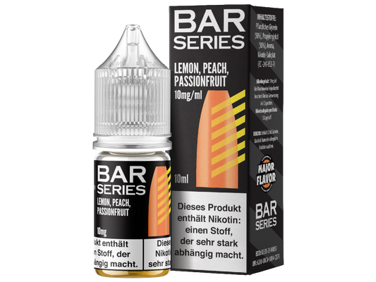Bar Series - Nikotinsalz Liquid - Lemon Peach Passionfruit